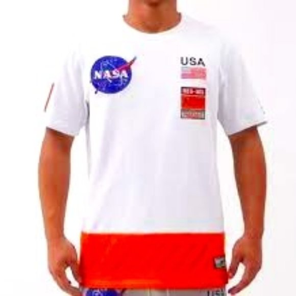 Hudson Outerwear Short Sleeve NASA The Meatball Space Crew Tee Shirt, Size 2X - Picture 3 of 6